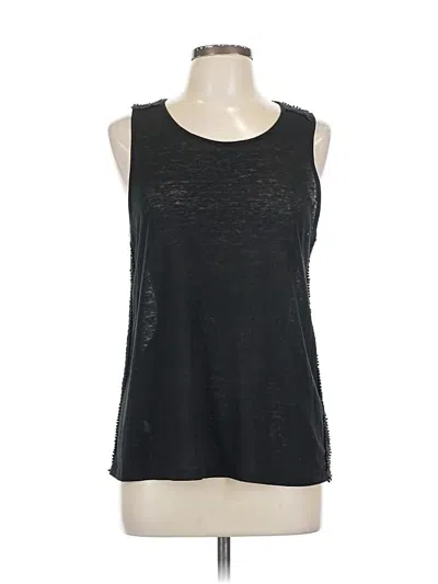 Pre-owned Gap Sleeveless Top Black Scoop Neck Tops