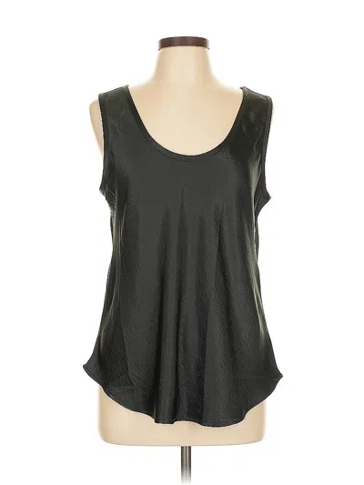 Pre-owned Gap Sleeveless Top Black Scoop Neck Tops