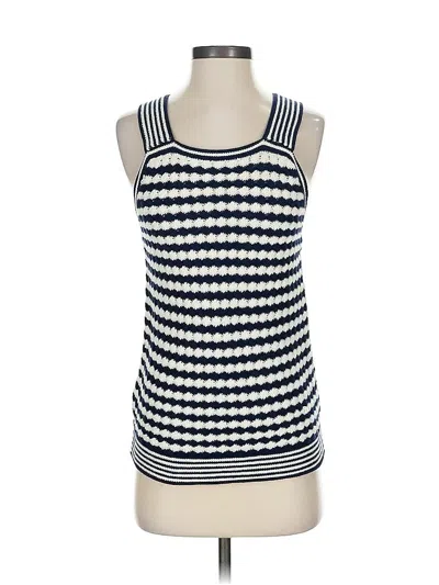 Pre-owned Gap Sleeveless Top Blue Square Neckline Tops