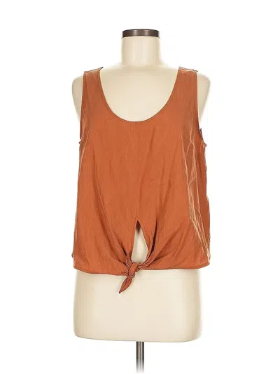 Pre-owned Gap Sleeveless Top Brown Halter Neckline Tops