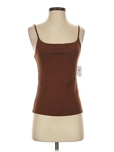 Pre-owned Gap Sleeveless Top Brown Scoop Neck Tops