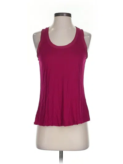 Pre-owned Gap Sleeveless Top Burgundy Halter Neckline Tops