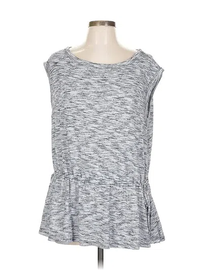 Pre-owned Gap Sleeveless Top Gray Crew Neck Tops