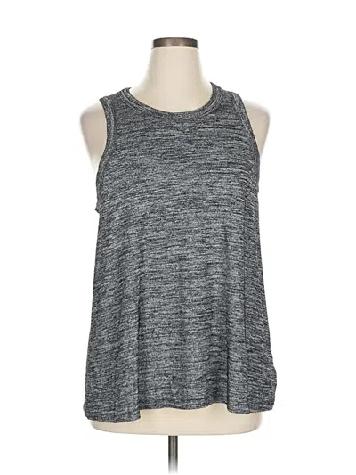 Pre-owned Gap Sleeveless Top Gray Halter Neckline Tops