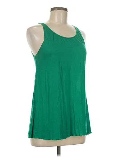 Pre-owned Gap Sleeveless Top Green Scoop Neck Tops
