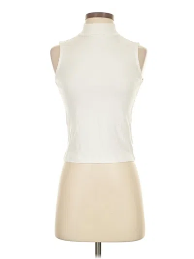 Pre-owned Gap Sleeveless Top Ivory Halter Neckline Tops In White
