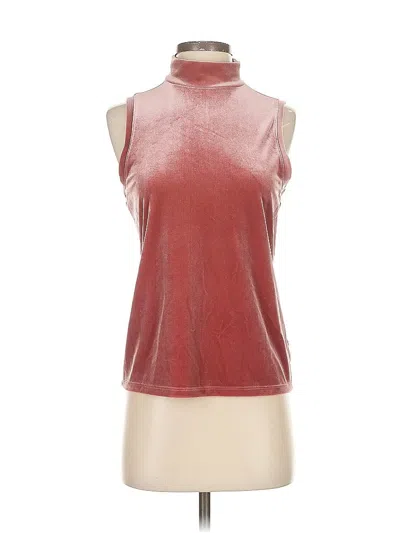 Pre-owned Gap Sleeveless Top Red High Neck Tops