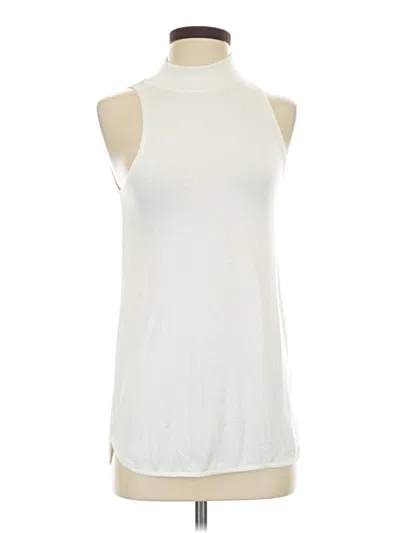 Pre-owned Gap Sleeveless Top White Halter Neckline Tops