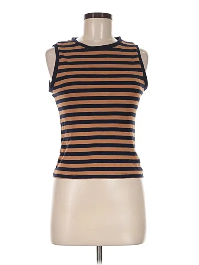 Pre-owned Gap Sleeveless T-shirt In Brown