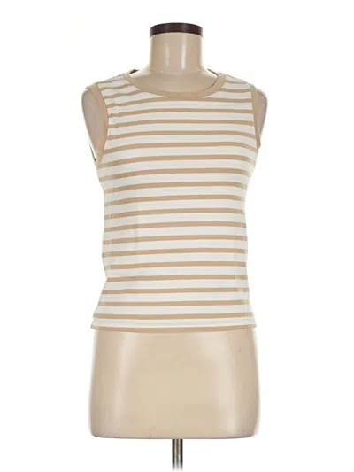 Pre-owned Gap Sleeveless T-shirt In Ivory