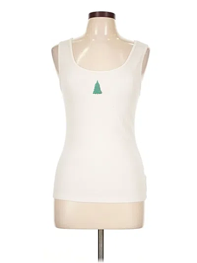 Pre-owned Gap Sleeveless T-shirt In Ivory