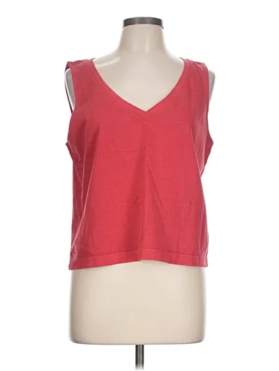 Pre-owned Gap Sleeveless T-shirt In Red