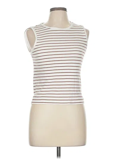 Pre-owned Gap Sleeveless T-shirt In White
