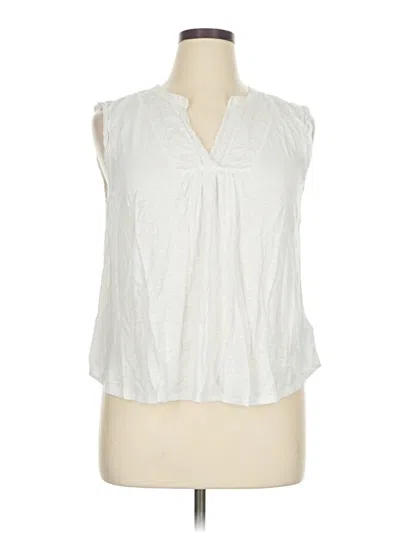 Pre-owned Gap Sleeveless T-shirt In White