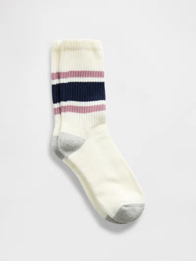 Gap Slouchy Crew Socks In Neutral