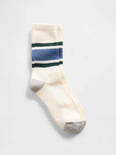 Gap Slouchy Crew Socks In Neutral