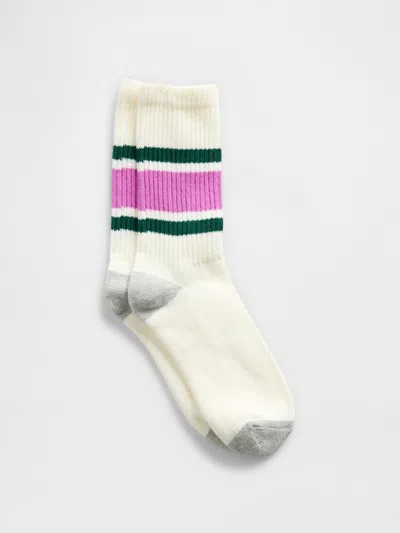 Gap Slouchy Crew Socks In Neutral