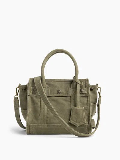Gap Small Canvas Five Pocket Tote In Olive Green