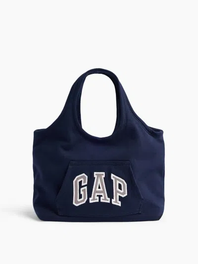 Gap Small Hoodie Tote In Tapestry Navy Blue