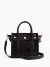 Gap Small Vegan Suede Five Pocket Tote In Black