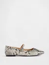 Gap Snake Print Mary Jane Flats