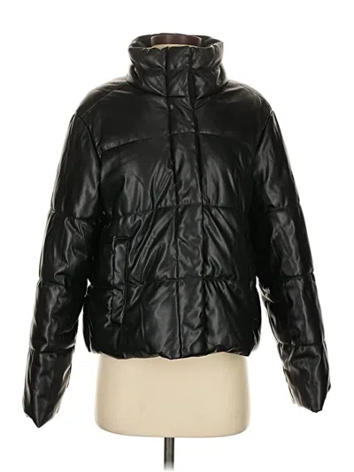 Pre-owned Gap Snow Jacket In Black