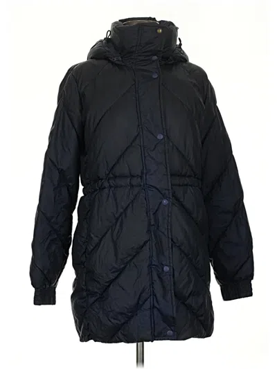 Pre-owned Gap Snow Jacket In Black