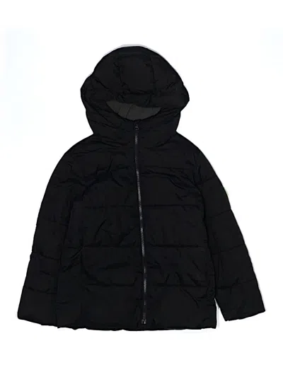 Pre-owned Gap Kids' Snow Jacket In Black