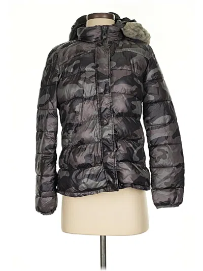 Pre-owned Gap Snow Jacket In Black