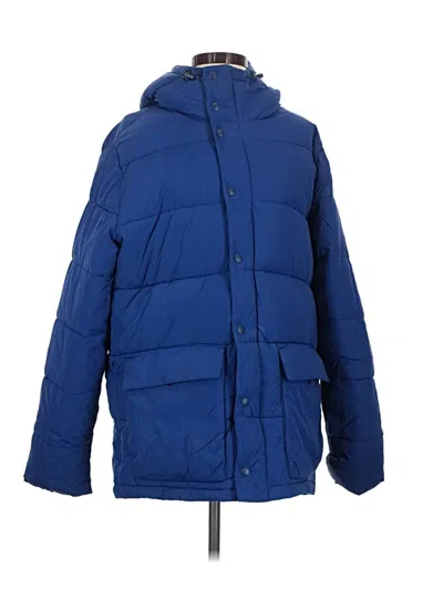 Pre-owned Gap Snow Jacket In Blue