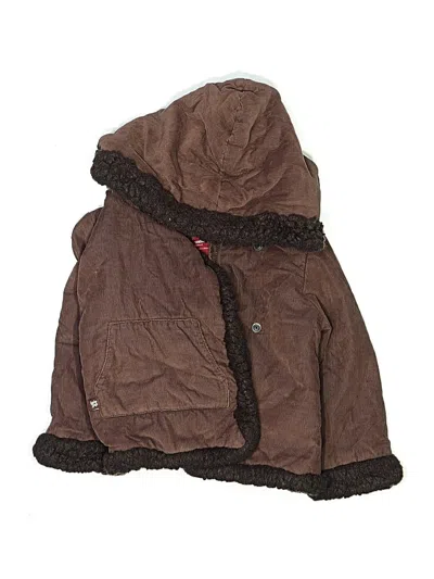 Pre-owned Gap Kids' Snow Jacket In Brown