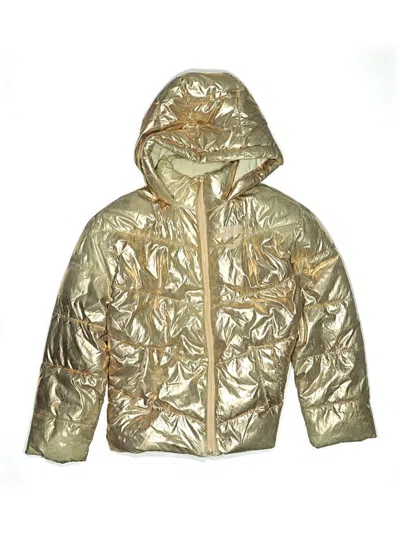 Pre-owned Gap Kids' Snow Jacket In Gold