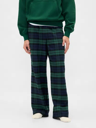Gap Softest Flannel Pj Pants In Green