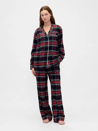 Gap Softest Flannel Pj Set In Black