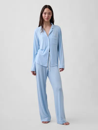 Gap Softest Modal Pj Pants In Blue