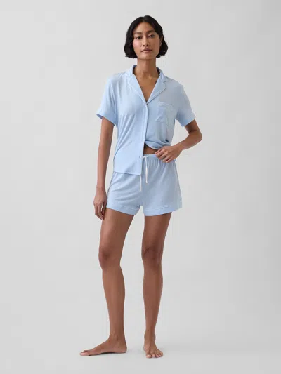 Gap Softest Modal Pj Shorts In Blue