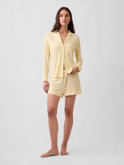 Gap Softest Modal Pj Shorts In Yellow