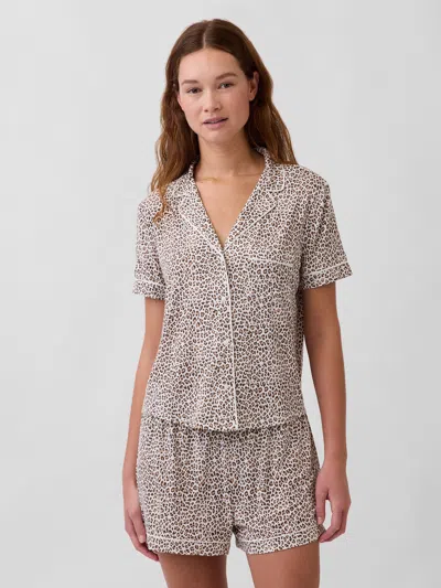 Gap Softest Modal Pj Top In Brown