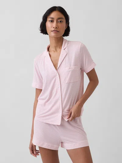 Gap Softest Modal Pj Top In Pink