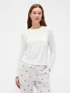 Gap Softest Modal Pocket Pj T-shirt In White
