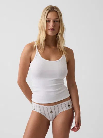 Gap Softest Organic Stretch Cotton Hipster In Brannan Bear Off White
