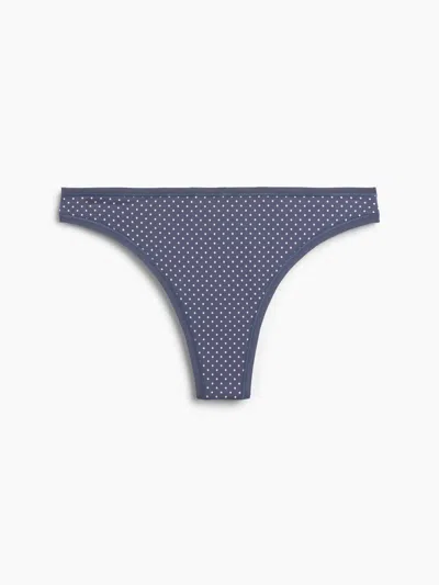 Gap Softest Organic Stretch Cotton Thong In Blue