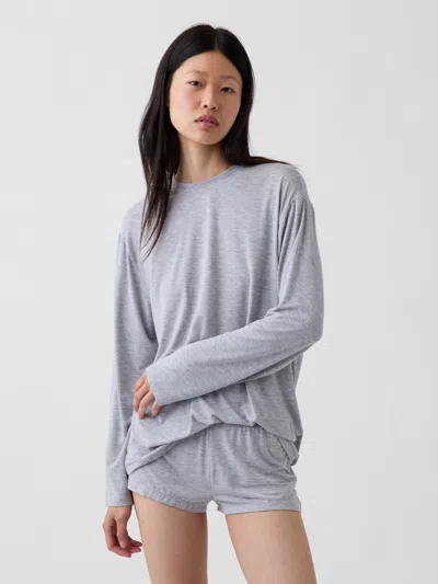 Gap Softmade Modal Oversized Pj T-shirt In Grey