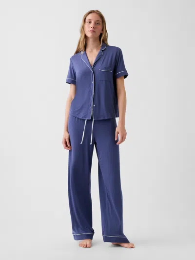 Gap Softmade Modal Pj Pants In Sargassus Blue