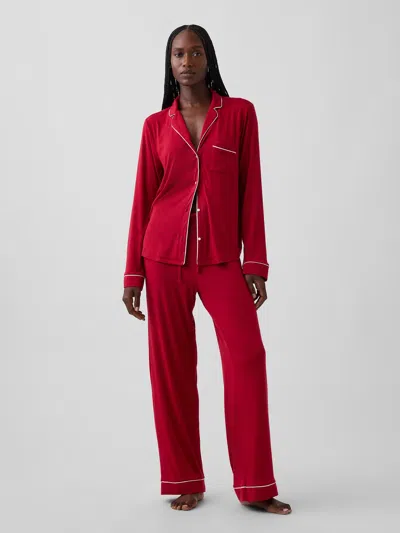 Gap Softmade Modal Pj Pants In Sled Red