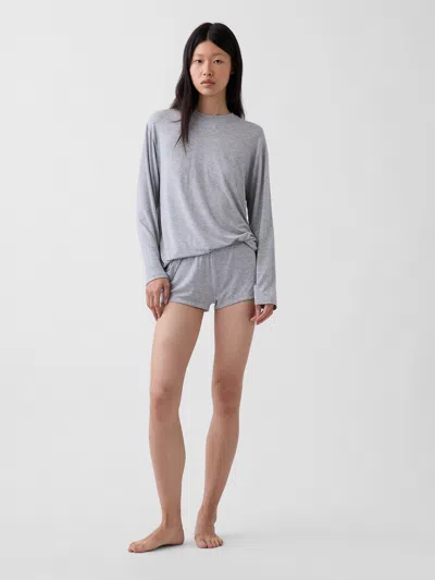 Gap Softmade Modal Pj Shorts In Gray
