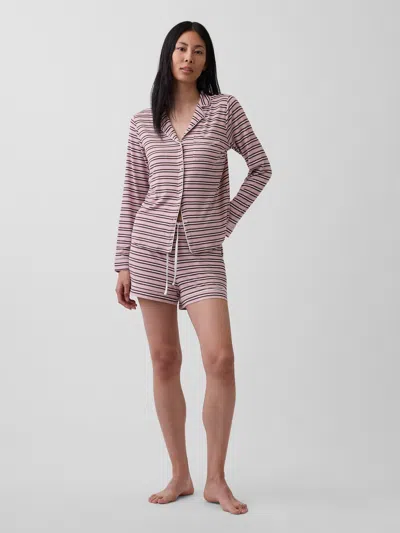 Gap Softmade Modal Pj Shorts In Pink