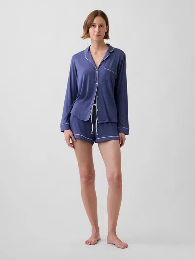 Gap Softmade Modal Pj Shorts In Blue