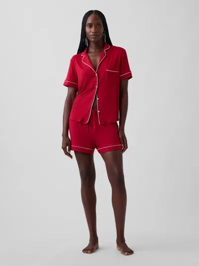 Gap Softmade Modal Pj Shorts In Sled Red