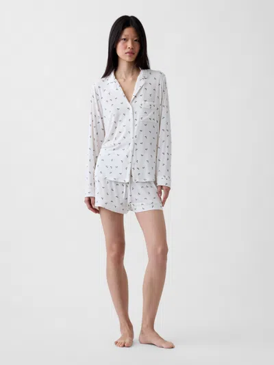 Gap Softmade Modal Pj Shorts In White